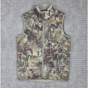 Kryptek Mandrake Dalibor Camo Softshell Hunting Vest Mens Medium Fleece Lined